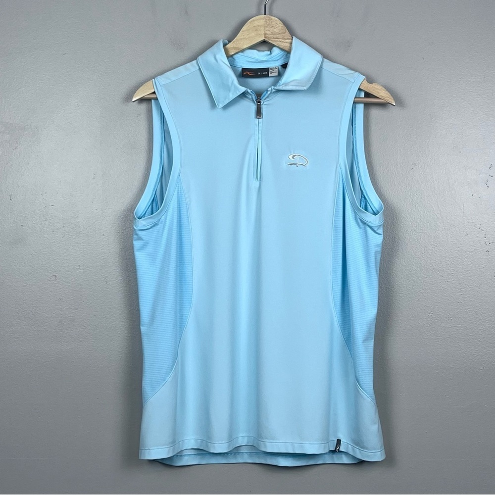 Kjus Women's Performance Sleeveless Golf/ Tennis Polo Size 10; Country Club